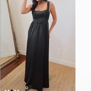 Showmeyourmumu Nina black bridesmaid dress